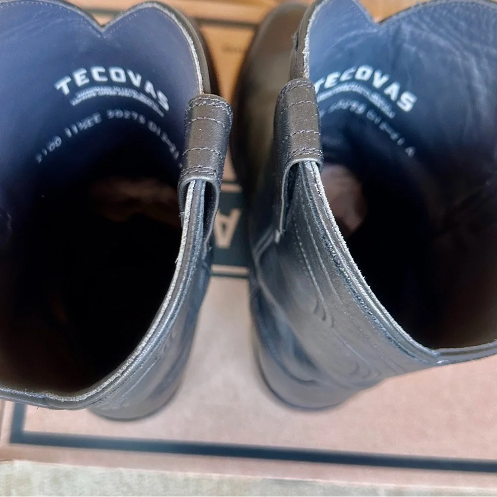EUC Men’s Black Tecovas size 11.5 EE - Picture 7 of 10